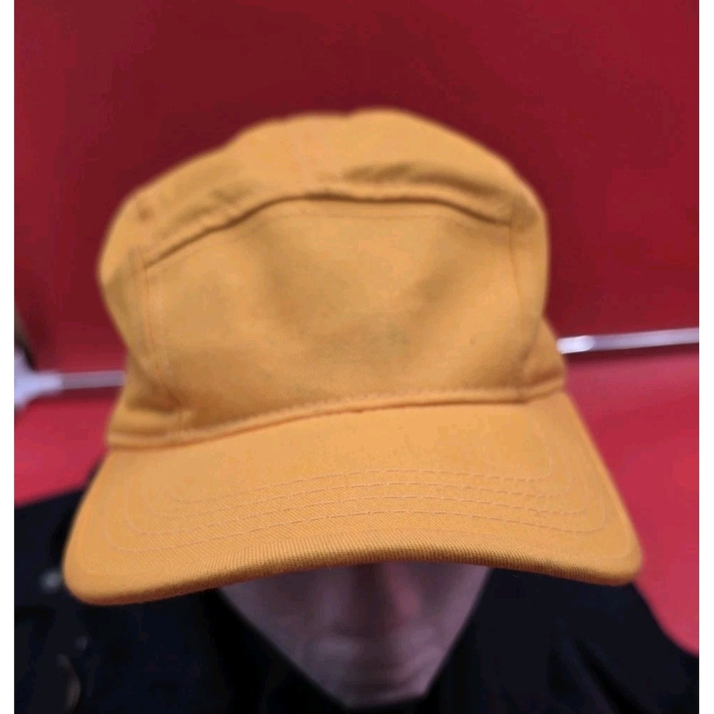 K.B. Ethos Yellow Adjustable Baseball Cap Solid Vented 5 Panel Casual Unisex